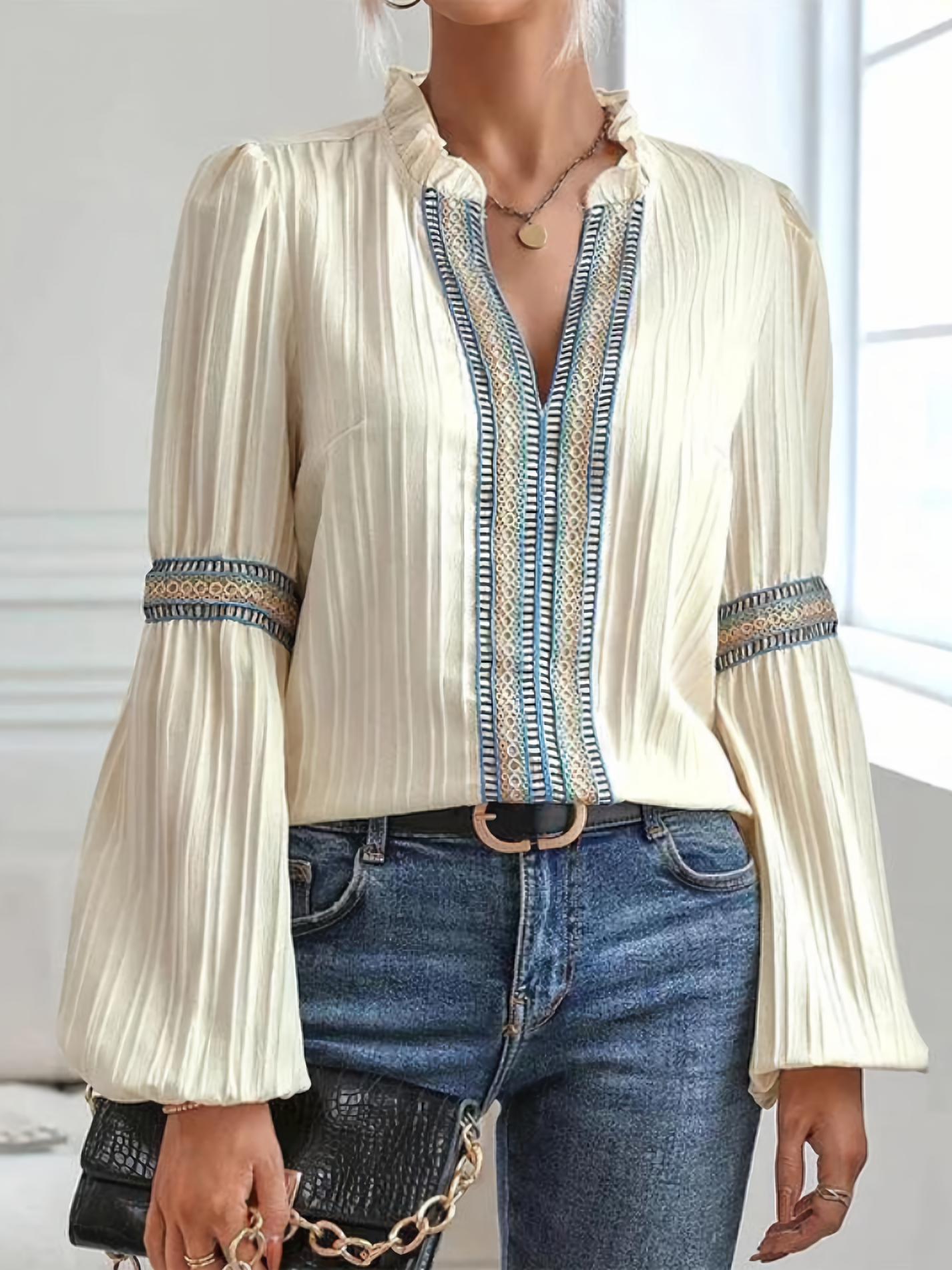 NOËLLE™ | Kantenblouse