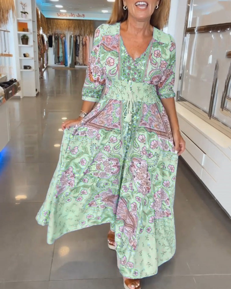 NOËLLE™ | Jurk met V-Hals