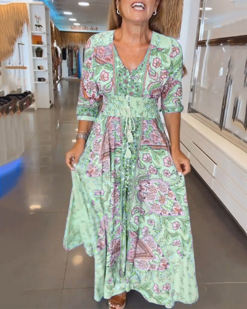 NOËLLE™ | Jurk met V-Hals