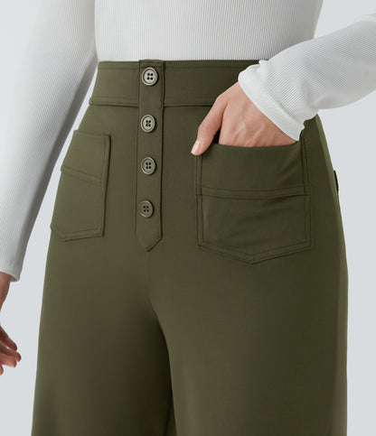 NOËLLE™ | Elastische Broek met hoge Taille