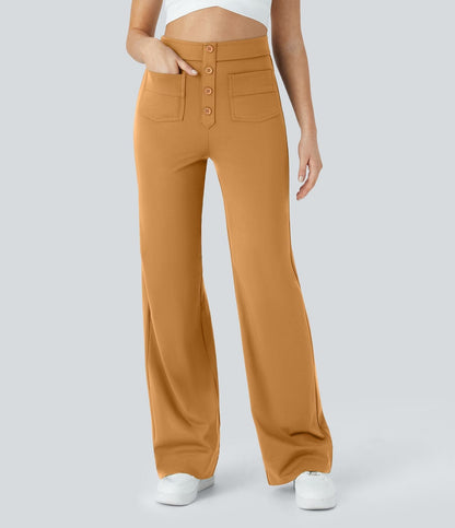 NOËLLE™ | Elastische Broek met hoge Taille