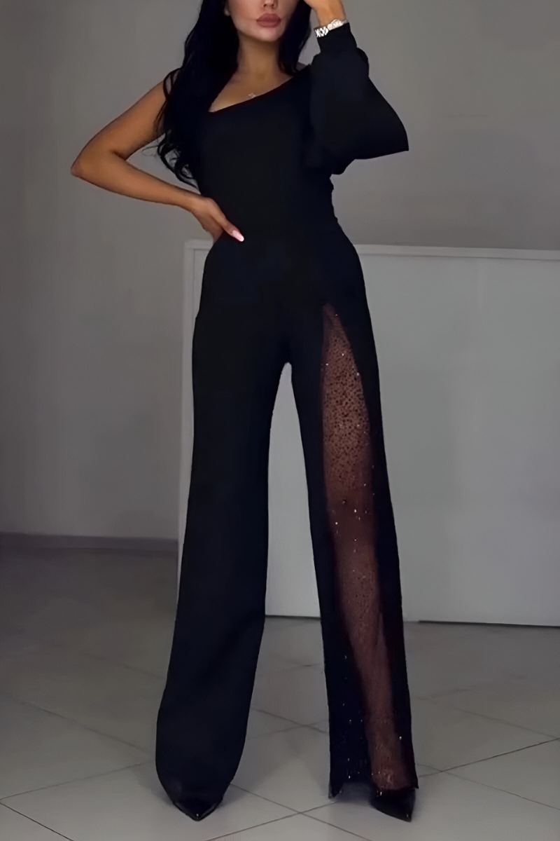 Isa™ | Jumpsuit met wijde pijpen