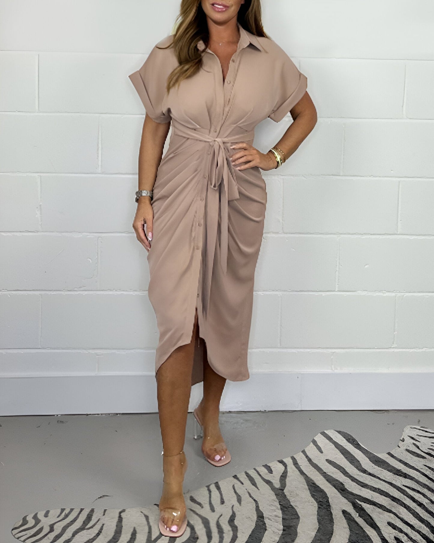 Elise™ | Stijlvolle Geplooide Jurk