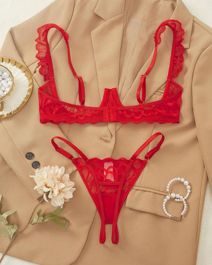 Rachel™ | Sexy Kant Lingerieset met Verstelbare Bandjes