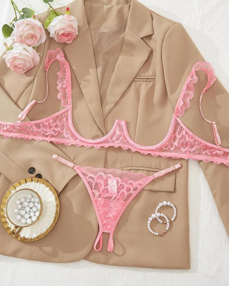 Rachel™ | Sexy Kant Lingerieset met Verstelbare Bandjes