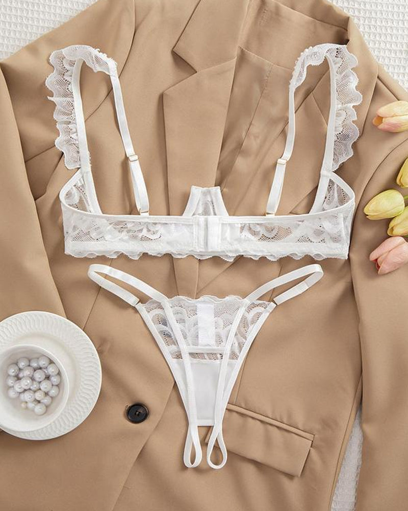 Rachel™ | Sexy Kant Lingerieset met Verstelbare Bandjes