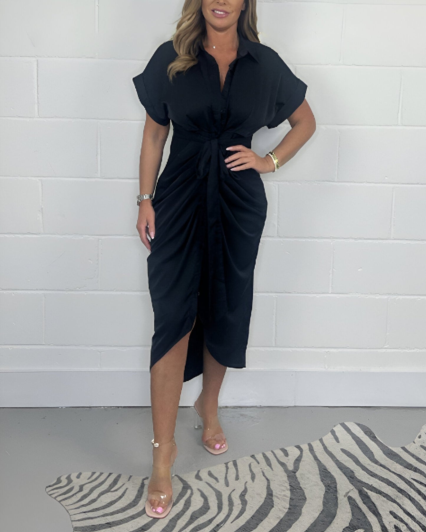 Elise™ | Stijlvolle Geplooide Jurk