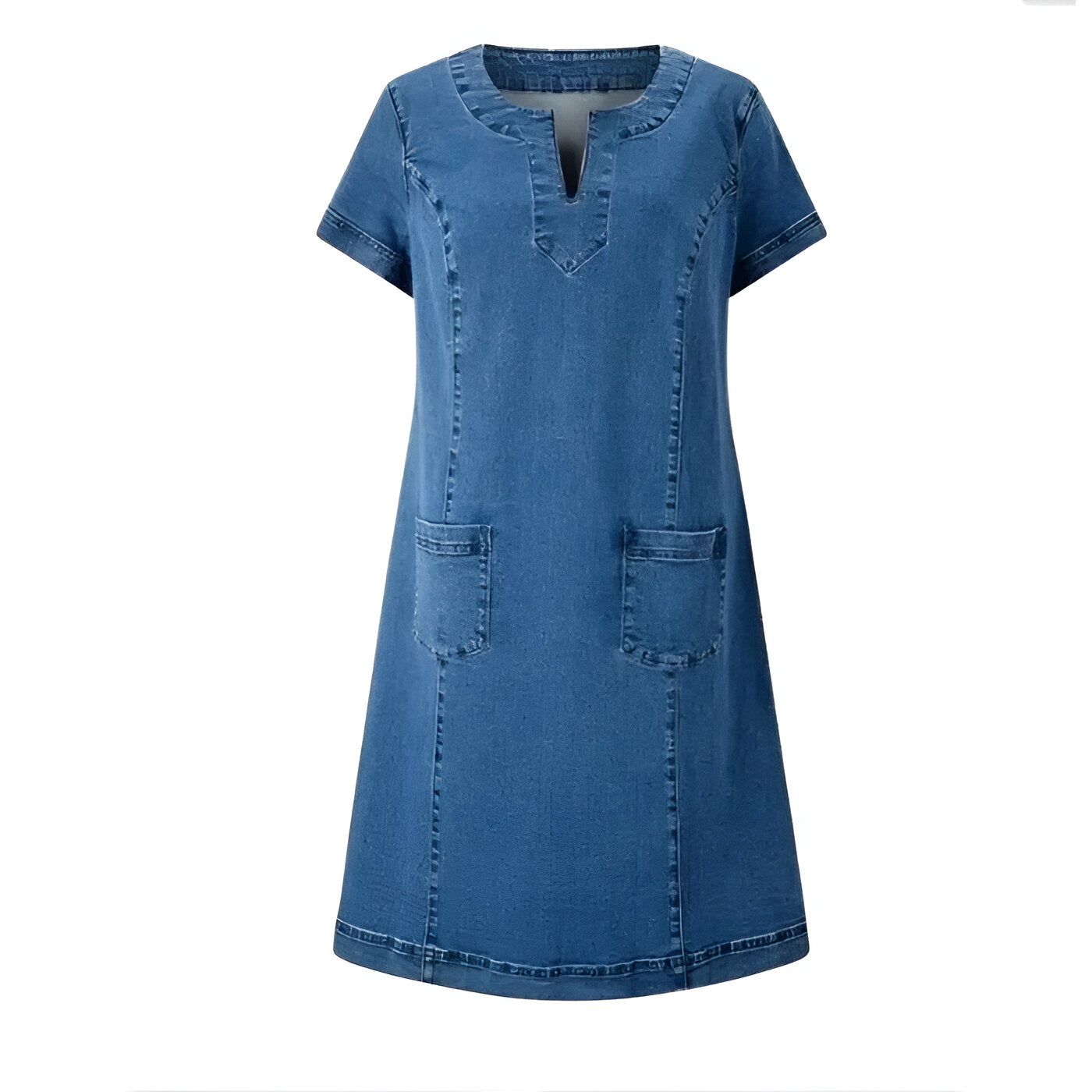 Anouk™ | Relaxte Denimjurk