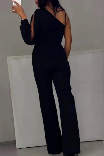 Isa™ | Jumpsuit met wijde pijpen