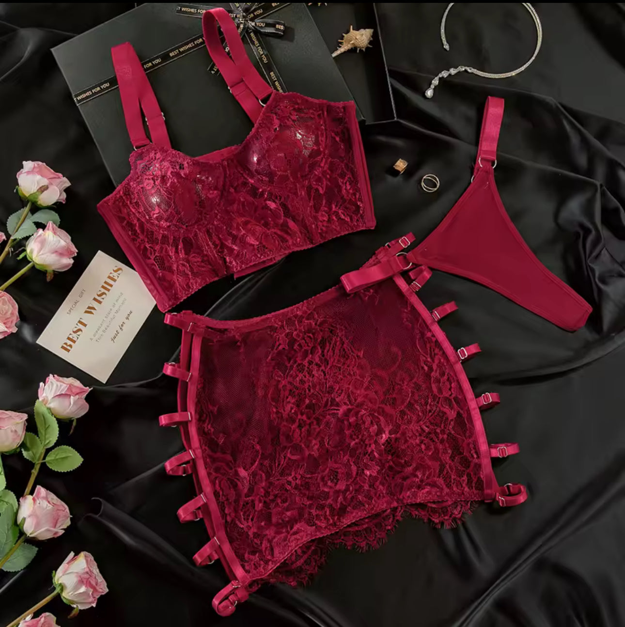Amber™ | Rouge Desire Lingerieset