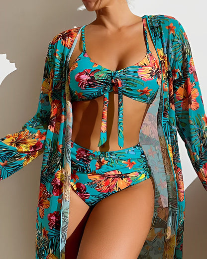 Marina™ | Luxe Bikini en Pareo Set