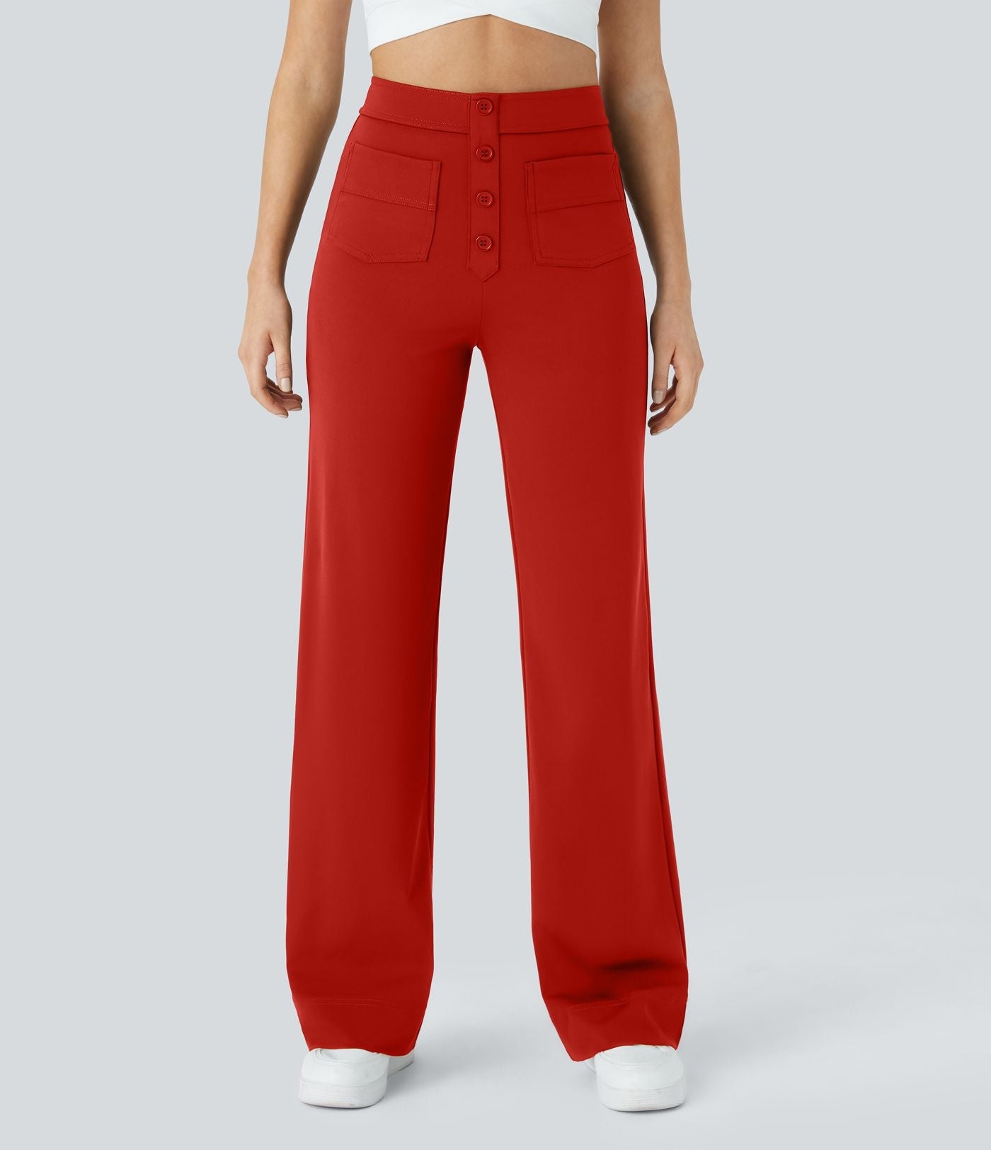 NOËLLE™ | Elastische Broek met hoge Taille