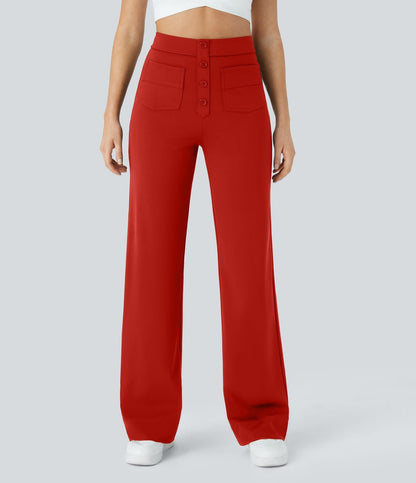 NOËLLE™ | Elastische Broek met hoge Taille
