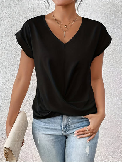 NOËLLE™ | Casual T-shirt met sweetheart halslijn
