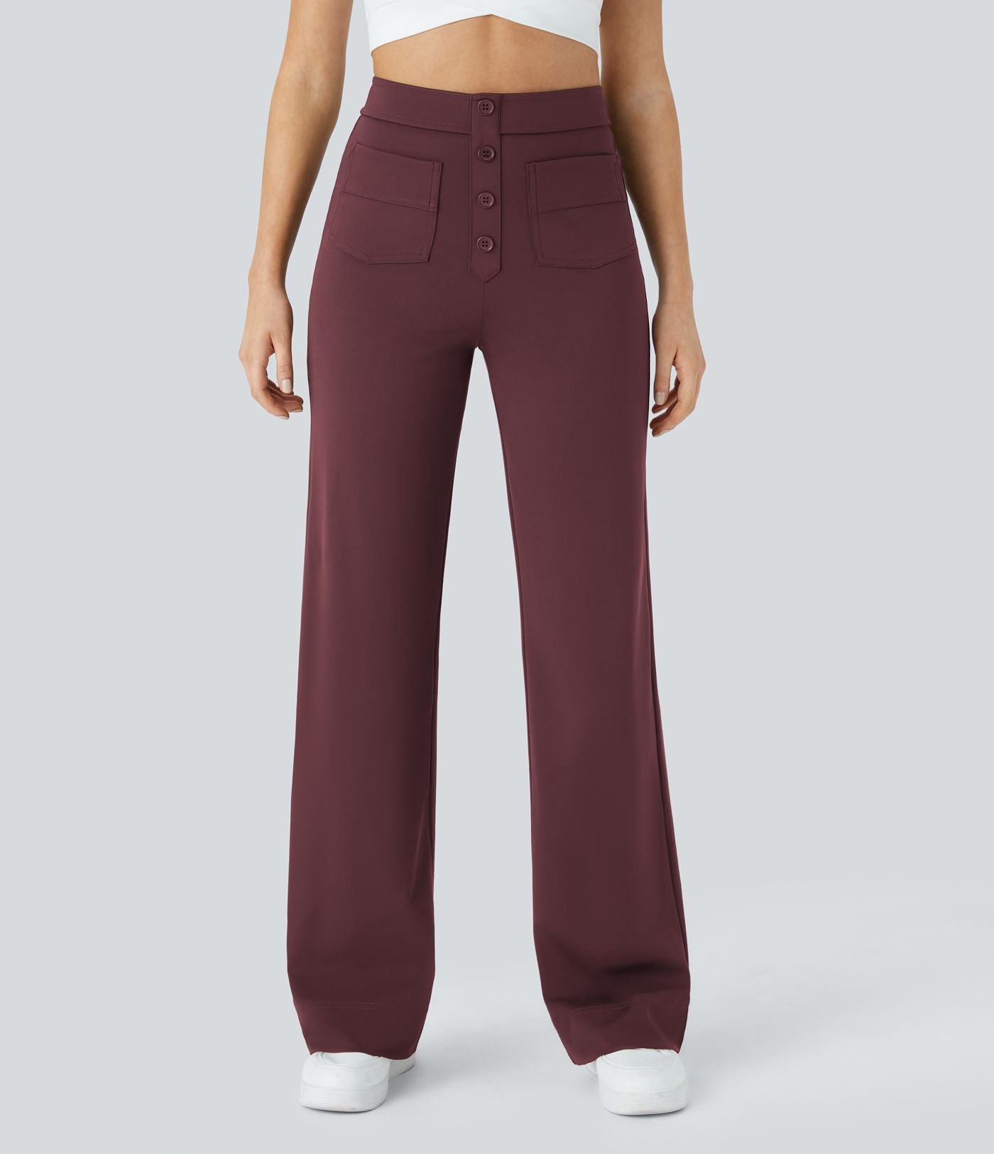 NOËLLE™ | Elastische Broek met hoge Taille
