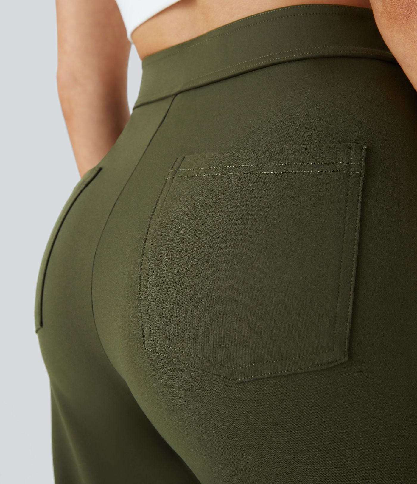 NOËLLE™ | Elastische Broek met hoge Taille