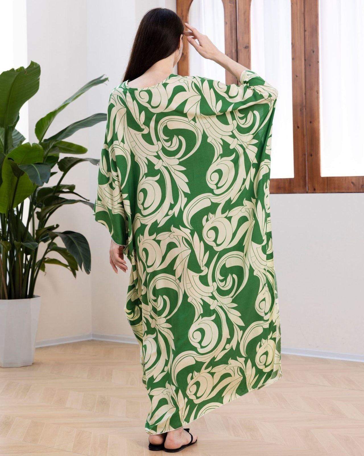 Maya™ | Maxi jurk met V-hals