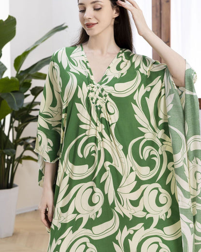 Maya™ | Maxi jurk met V-hals