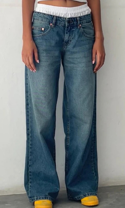 NOËLLE™ | Low-Rise Jeans