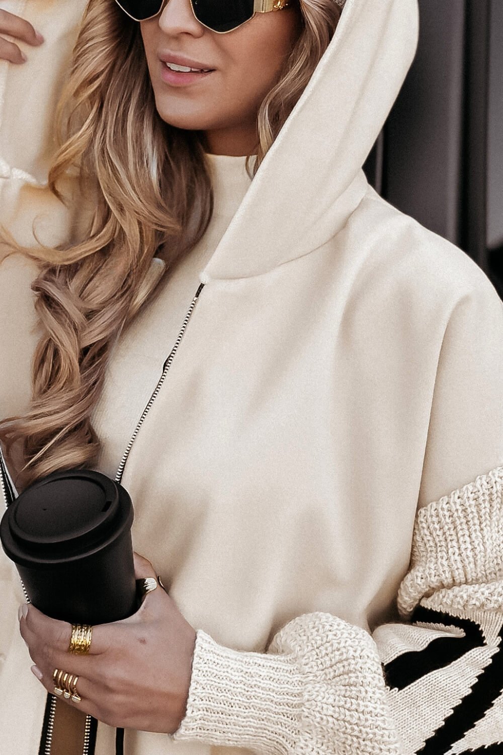 NOËLLE™ | Luxe Lange Jas met Capuchon