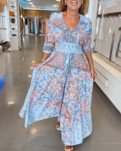 NOËLLE™ | Jurk met V-Hals