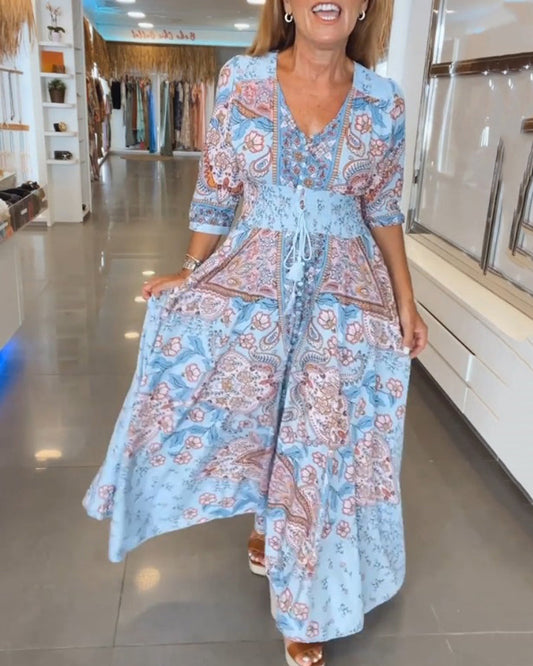 NOËLLE™ | Jurk met V-Hals