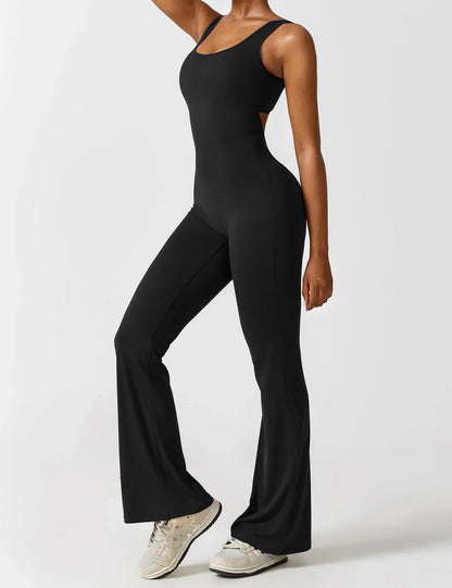 NOËLLE™ | Trendy & Flatterende V-Back Jumpsuit