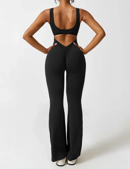 NOËLLE™ | Trendy & Flatterende V-Back Jumpsuit