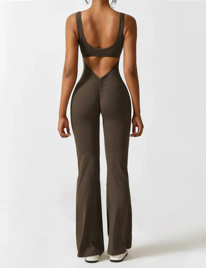 NOËLLE™ | Trendy & Flatterende V-Back Jumpsuit