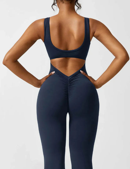 NOËLLE™ | Trendy & Flatterende V-Back Jumpsuit