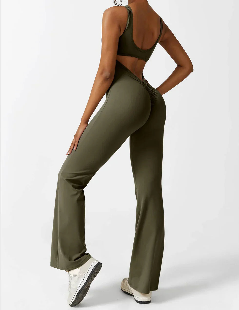 NOËLLE™ | Trendy & Flatterende V-Back Jumpsuit