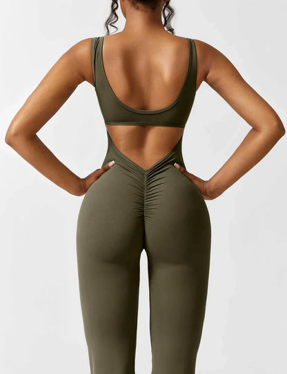 NOËLLE™ | Trendy & Flatterende V-Back Jumpsuit