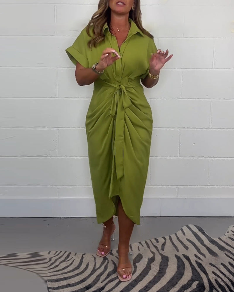 Elise™ | Stijlvolle Geplooide Jurk