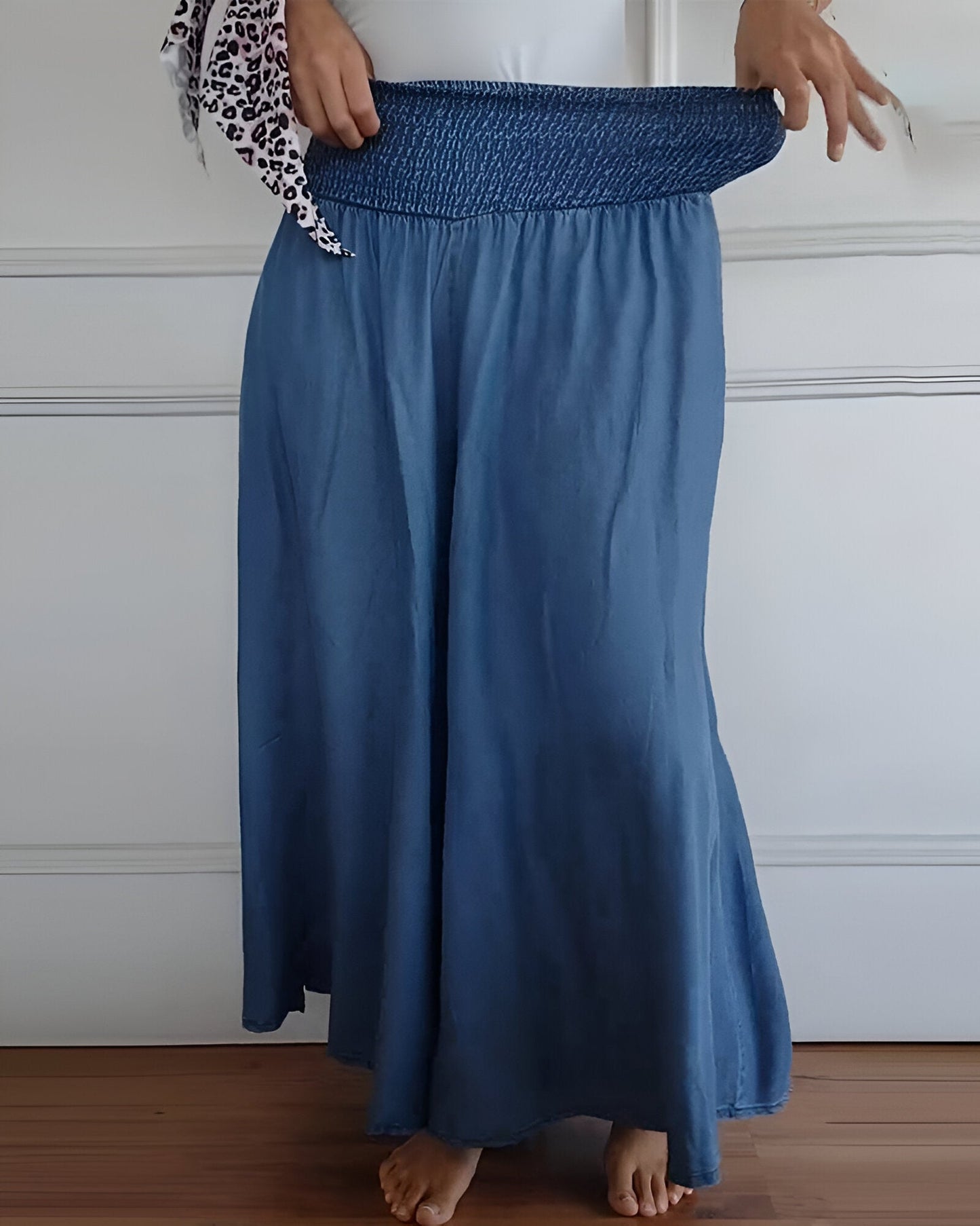 Amalia™ | Broek met Elastische Tailleband