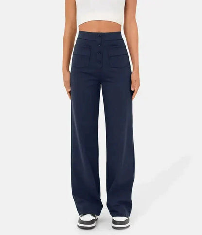 NOËLLE™ | Elastische Broek met hoge Taille