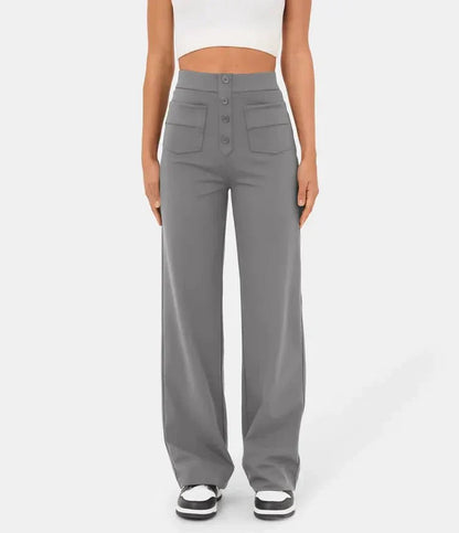 NOËLLE™ | Elastische Broek met hoge Taille
