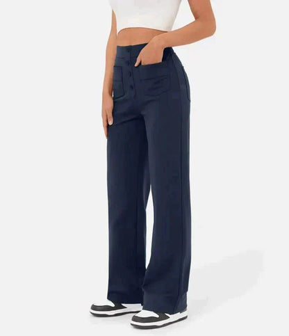 NOËLLE™ | Elastische Broek met hoge Taille