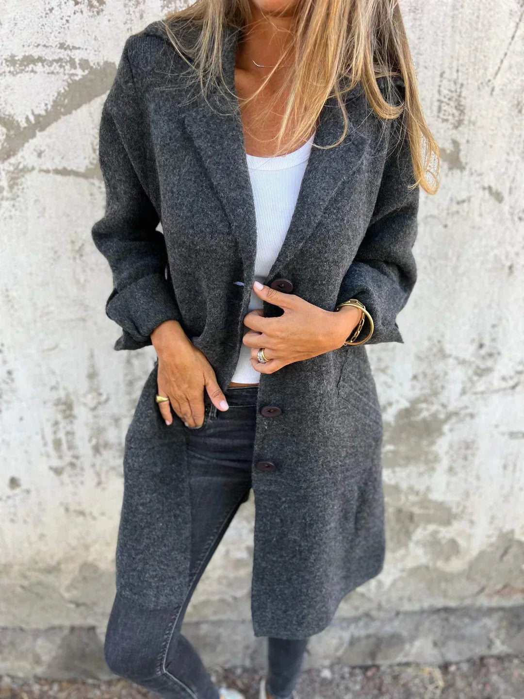 NOËLLE™ | Modern Classic Wool Coat