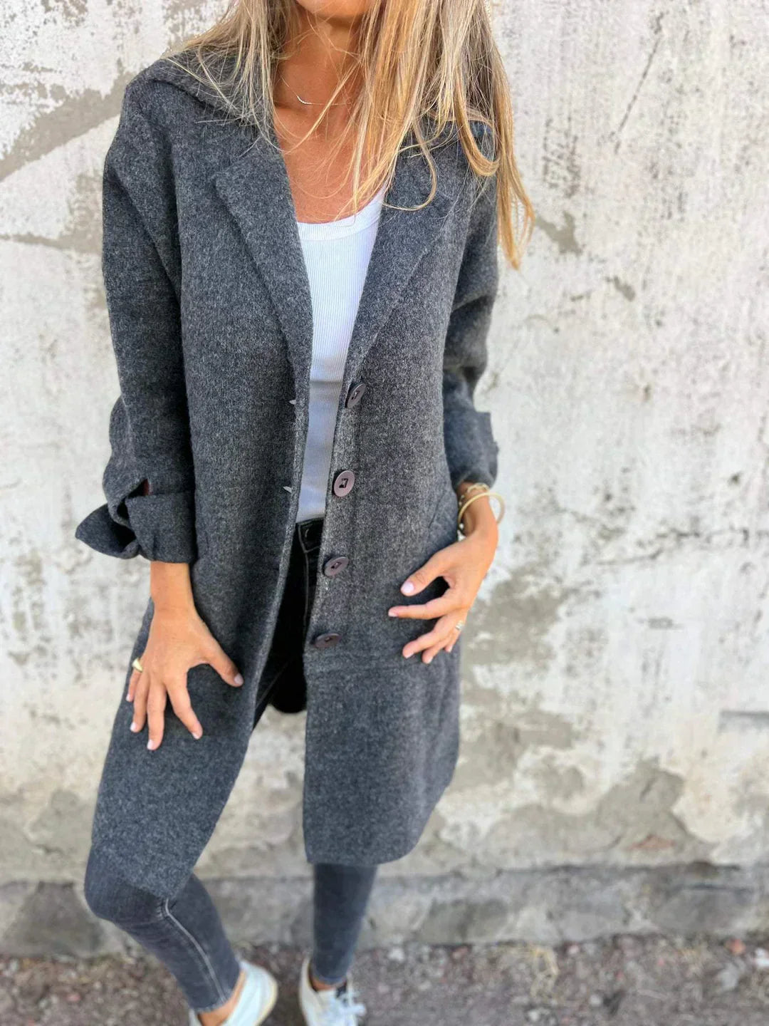 NOËLLE™ | Modern Classic Wool Coat