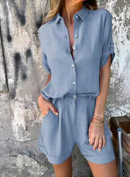 Linnea™ | Luchtige linnen set