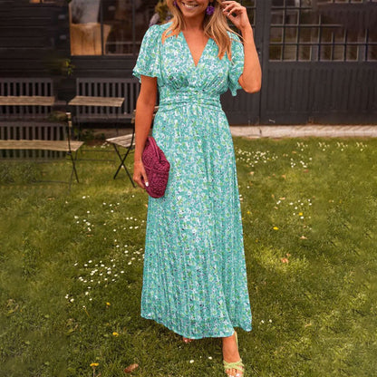 NOËLLE™ | Jurk met V-hals en Print