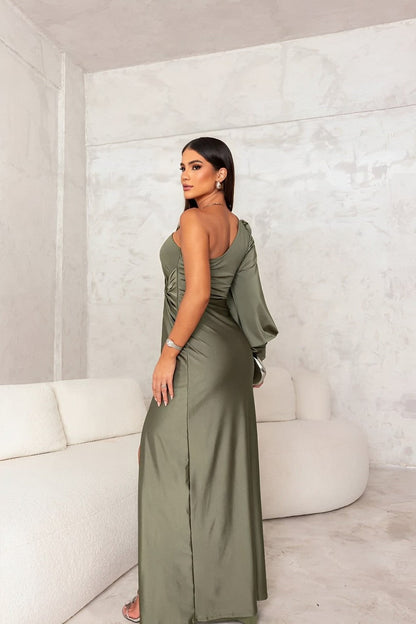 NOËLLE™ | Elegante One-Shoulder Jurk